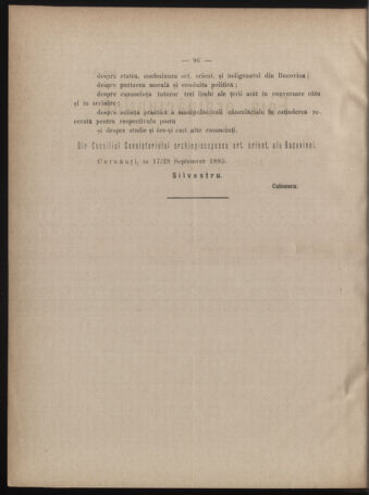 Verordnungsblatt des erzbischöfl. Konsistoriums die Angelegenheiten der orthod. -oriental. Erzdiözese der Bukowina betreffend 18850921 Seite: 2