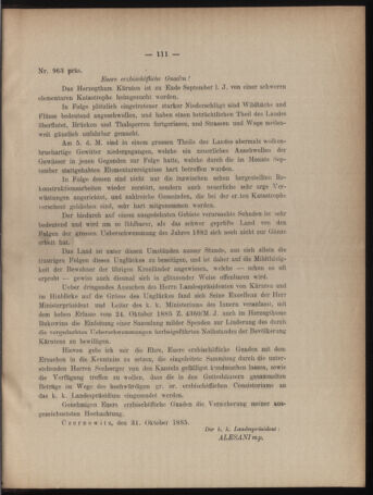 Verordnungsblatt des erzbischöfl. Konsistoriums die Angelegenheiten der orthod. -oriental. Erzdiözese der Bukowina betreffend 18851212 Seite: 3