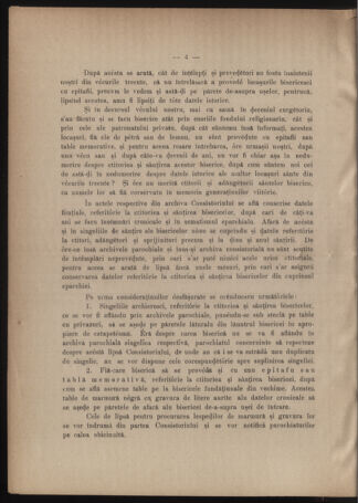 Verordnungsblatt des erzbischöfl. Konsistoriums die Angelegenheiten der orthod. -oriental. Erzdiözese der Bukowina betreffend 18860121 Seite: 4