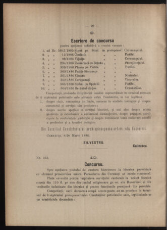 Verordnungsblatt des erzbischöfl. Konsistoriums die Angelegenheiten der orthod. -oriental. Erzdiözese der Bukowina betreffend 18860312 Seite: 4