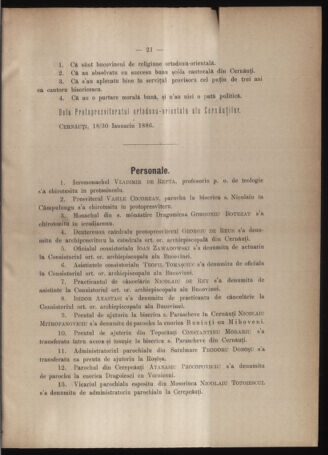 Verordnungsblatt des erzbischöfl. Konsistoriums die Angelegenheiten der orthod. -oriental. Erzdiözese der Bukowina betreffend 18860312 Seite: 5