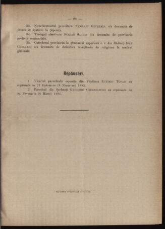 Verordnungsblatt des erzbischöfl. Konsistoriums die Angelegenheiten der orthod. -oriental. Erzdiözese der Bukowina betreffend 18860312 Seite: 7