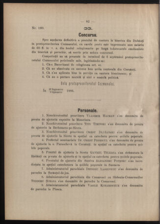 Verordnungsblatt des erzbischöfl. Konsistoriums die Angelegenheiten der orthod. -oriental. Erzdiözese der Bukowina betreffend 18861008 Seite: 6