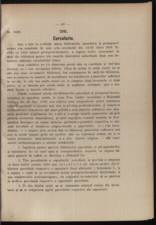 Verordnungsblatt des erzbischöfl. Konsistoriums die Angelegenheiten der orthod. -oriental. Erzdiözese der Bukowina betreffend 18861029 Seite: 3