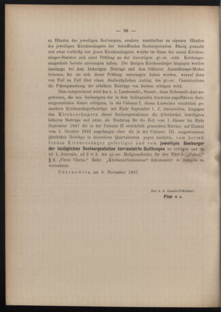 Verordnungsblatt des erzbischöfl. Konsistoriums die Angelegenheiten der orthod. -oriental. Erzdiözese der Bukowina betreffend 18871217 Seite: 4