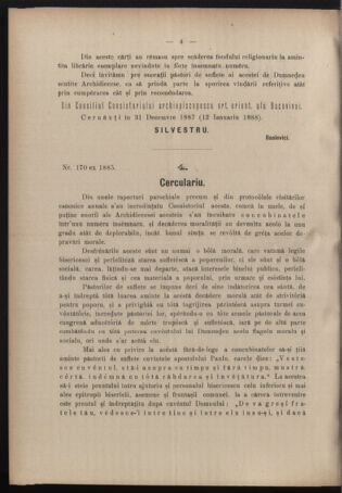 Verordnungsblatt des erzbischöfl. Konsistoriums die Angelegenheiten der orthod. -oriental. Erzdiözese der Bukowina betreffend 18880215 Seite: 2