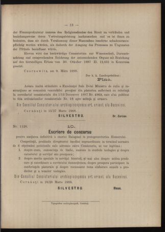 Verordnungsblatt des erzbischöfl. Konsistoriums die Angelegenheiten der orthod. -oriental. Erzdiözese der Bukowina betreffend 18880323 Seite: 3