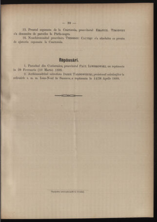 Verordnungsblatt des erzbischöfl. Konsistoriums die Angelegenheiten der orthod. -oriental. Erzdiözese der Bukowina betreffend 18880502 Seite: 7