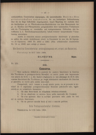 Verordnungsblatt des erzbischöfl. Konsistoriums die Angelegenheiten der orthod. -oriental. Erzdiözese der Bukowina betreffend 18880709 Seite: 3