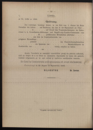 Verordnungsblatt des erzbischöfl. Konsistoriums die Angelegenheiten der orthod. -oriental. Erzdiözese der Bukowina betreffend 18881003 Seite: 4