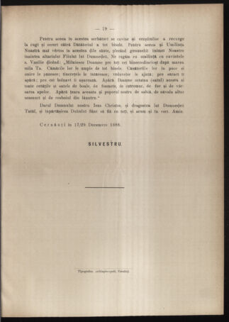 Verordnungsblatt des erzbischöfl. Konsistoriums die Angelegenheiten der orthod. -oriental. Erzdiözese der Bukowina betreffend 18881219 Seite: 5