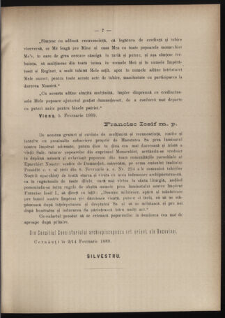 Verordnungsblatt des erzbischöfl. Konsistoriums die Angelegenheiten der orthod. -oriental. Erzdiözese der Bukowina betreffend 18890206 Seite: 3