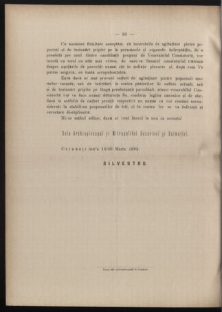 Verordnungsblatt des erzbischöfl. Konsistoriums die Angelegenheiten der orthod. -oriental. Erzdiözese der Bukowina betreffend 18890324 Seite: 6