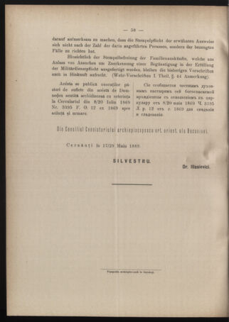 Verordnungsblatt des erzbischöfl. Konsistoriums die Angelegenheiten der orthod. -oriental. Erzdiözese der Bukowina betreffend 18890605 Seite: 4