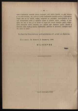 Verordnungsblatt des erzbischöfl. Konsistoriums die Angelegenheiten der orthod. -oriental. Erzdiözese der Bukowina betreffend 18891130 Seite: 4