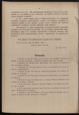 Verordnungsblatt des erzbischöfl. Konsistoriums die Angelegenheiten der orthod. -oriental. Erzdiözese der Bukowina betreffend 18900617 Seite: 4