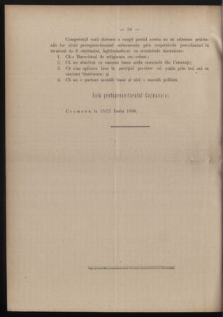 Verordnungsblatt des erzbischöfl. Konsistoriums die Angelegenheiten der orthod. -oriental. Erzdiözese der Bukowina betreffend 18900720 Seite: 4