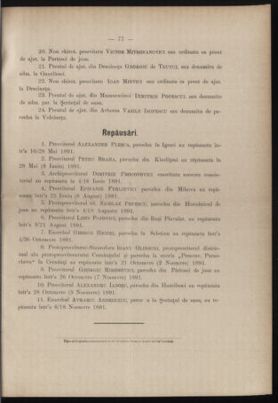 Verordnungsblatt des erzbischöfl. Konsistoriums die Angelegenheiten der orthod. -oriental. Erzdiözese der Bukowina betreffend 18911219 Seite: 3