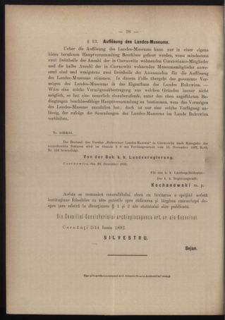 Verordnungsblatt des erzbischöfl. Konsistoriums die Angelegenheiten der orthod. -oriental. Erzdiözese der Bukowina betreffend 18920612 Seite: 6