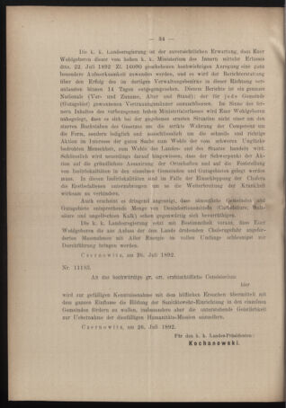 Verordnungsblatt des erzbischöfl. Konsistoriums die Angelegenheiten der orthod. -oriental. Erzdiözese der Bukowina betreffend 18920728 Seite: 4