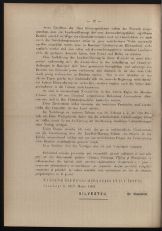 Verordnungsblatt des erzbischöfl. Konsistoriums die Angelegenheiten der orthod. -oriental. Erzdiözese der Bukowina betreffend 18930319 Seite: 2