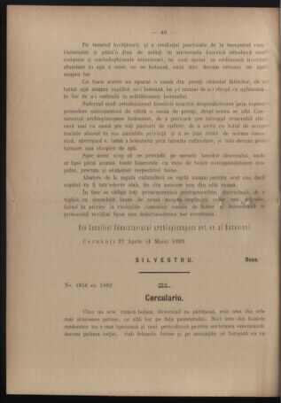 Verordnungsblatt des erzbischöfl. Konsistoriums die Angelegenheiten der orthod. -oriental. Erzdiözese der Bukowina betreffend 18930625 Seite: 2