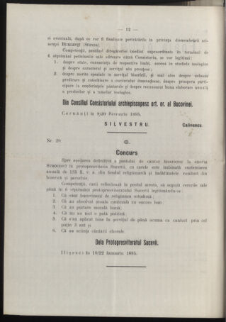 Verordnungsblatt des erzbischöfl. Konsistoriums die Angelegenheiten der orthod. -oriental. Erzdiözese der Bukowina betreffend 18950215 Seite: 2