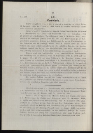 Verordnungsblatt des erzbischöfl. Konsistoriums die Angelegenheiten der orthod. -oriental. Erzdiözese der Bukowina betreffend 18950308 Seite: 2