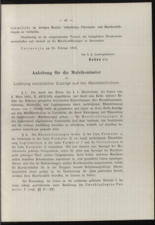 Verordnungsblatt des erzbischöfl. Konsistoriums die Angelegenheiten der orthod. -oriental. Erzdiözese der Bukowina betreffend 18950428 Seite: 7