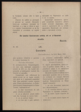 Verordnungsblatt des erzbischöfl. Konsistoriums die Angelegenheiten der orthod. -oriental. Erzdiözese der Bukowina betreffend 19010414 Seite: 6