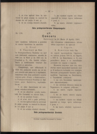 Verordnungsblatt des erzbischöfl. Konsistoriums die Angelegenheiten der orthod. -oriental. Erzdiözese der Bukowina betreffend 19010414 Seite: 7