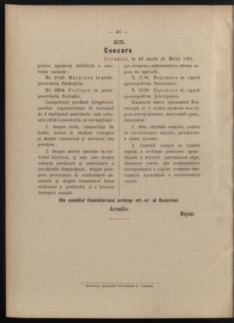 Verordnungsblatt des erzbischöfl. Konsistoriums die Angelegenheiten der orthod. -oriental. Erzdiözese der Bukowina betreffend 19010604 Seite: 12