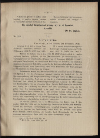 Verordnungsblatt des erzbischöfl. Konsistoriums die Angelegenheiten der orthod. -oriental. Erzdiözese der Bukowina betreffend 19020301 Seite: 3