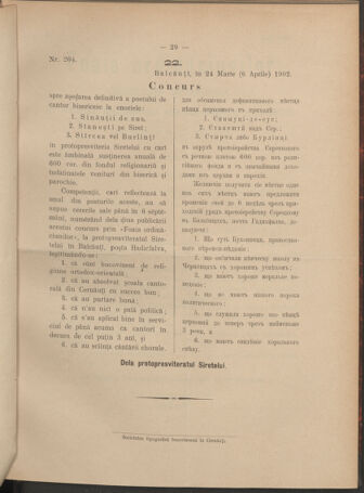 Verordnungsblatt des erzbischöfl. Konsistoriums die Angelegenheiten der orthod. -oriental. Erzdiözese der Bukowina betreffend 19020412 Seite: 5