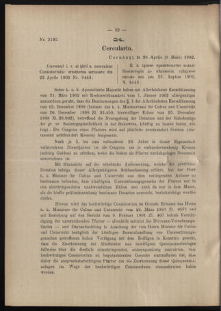 Verordnungsblatt des erzbischöfl. Konsistoriums die Angelegenheiten der orthod. -oriental. Erzdiözese der Bukowina betreffend 19020503 Seite: 2