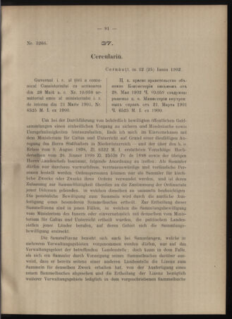 Verordnungsblatt des erzbischöfl. Konsistoriums die Angelegenheiten der orthod. -oriental. Erzdiözese der Bukowina betreffend 19020702 Seite: 3