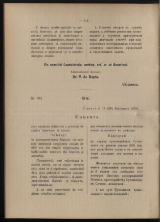 Verordnungsblatt des erzbischöfl. Konsistoriums die Angelegenheiten der orthod. -oriental. Erzdiözese der Bukowina betreffend 19021009 Seite: 2