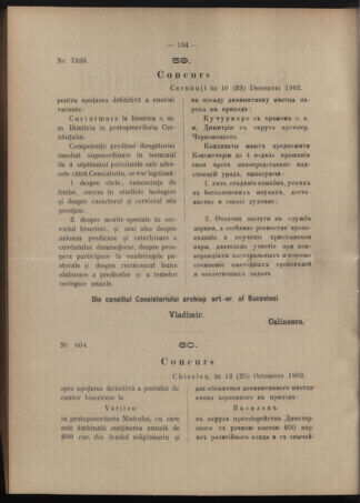 Verordnungsblatt des erzbischöfl. Konsistoriums die Angelegenheiten der orthod. -oriental. Erzdiözese der Bukowina betreffend 19021211 Seite: 2