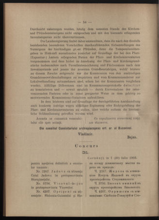 Verordnungsblatt des erzbischöfl. Konsistoriums die Angelegenheiten der orthod. -oriental. Erzdiözese der Bukowina betreffend 19030724 Seite: 2