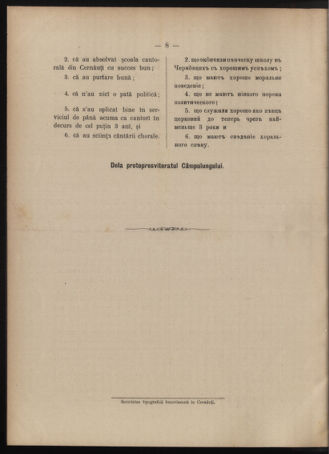 Verordnungsblatt des erzbischöfl. Konsistoriums die Angelegenheiten der orthod. -oriental. Erzdiözese der Bukowina betreffend 19040302 Seite: 4