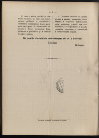 Verordnungsblatt des erzbischöfl. Konsistoriums die Angelegenheiten der orthod. -oriental. Erzdiözese der Bukowina betreffend 19050201 Seite: 4