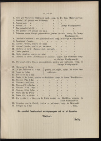 Verordnungsblatt des erzbischöfl. Konsistoriums die Angelegenheiten der orthod. -oriental. Erzdiözese der Bukowina betreffend 19050708 Seite: 5