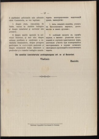 Verordnungsblatt des erzbischöfl. Konsistoriums die Angelegenheiten der orthod. -oriental. Erzdiözese der Bukowina betreffend 19060711 Seite: 7