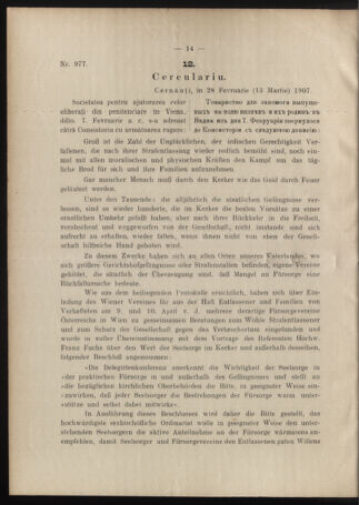 Verordnungsblatt des erzbischöfl. Konsistoriums die Angelegenheiten der orthod. -oriental. Erzdiözese der Bukowina betreffend 19070407 Seite: 2