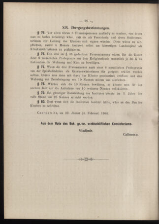 Verordnungsblatt des erzbischöfl. Konsistoriums die Angelegenheiten der orthod. -oriental. Erzdiözese der Bukowina betreffend 19080301 Seite: 14