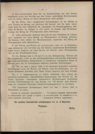 Verordnungsblatt des erzbischöfl. Konsistoriums die Angelegenheiten der orthod. -oriental. Erzdiözese der Bukowina betreffend 19080301 Seite: 35