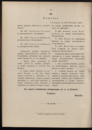 Verordnungsblatt des erzbischöfl. Konsistoriums die Angelegenheiten der orthod. -oriental. Erzdiözese der Bukowina betreffend 19080301 Seite: 36