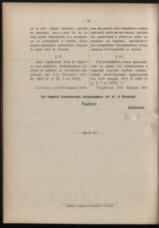 Verordnungsblatt des erzbischöfl. Konsistoriums die Angelegenheiten der orthod. -oriental. Erzdiözese der Bukowina betreffend 19090228 Seite: 16