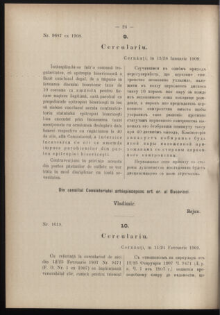 Verordnungsblatt des erzbischöfl. Konsistoriums die Angelegenheiten der orthod. -oriental. Erzdiözese der Bukowina betreffend 19090314 Seite: 4