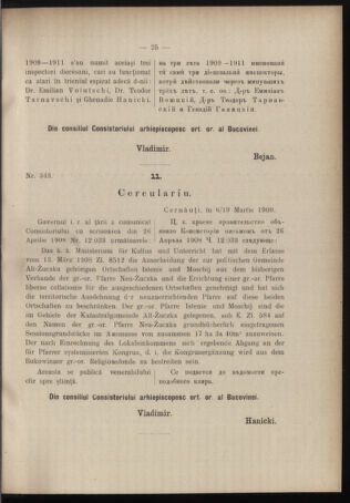 Verordnungsblatt des erzbischöfl. Konsistoriums die Angelegenheiten der orthod. -oriental. Erzdiözese der Bukowina betreffend 19090314 Seite: 5